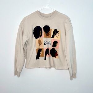 Barbie Mattel 2022 Women’s XS Beige Sweatshirt